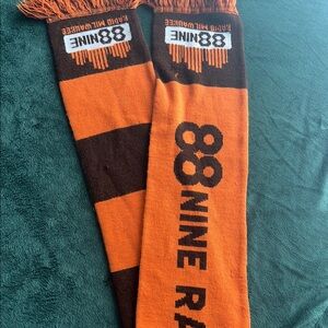 Orange and Black 88Nine Radio Milwaukee Scarf